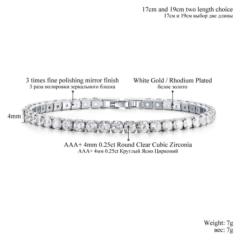 Cubic Zirconia Tennis Bracelet &amp; Bangles for Women