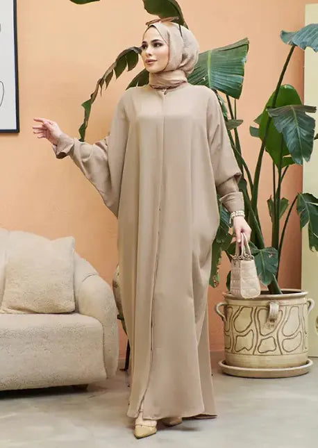 Abaya Long Sleeve Dress for Muslim