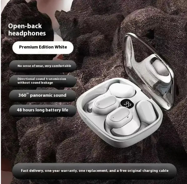 Ear-mounted Digital Display Bluetooth Headset