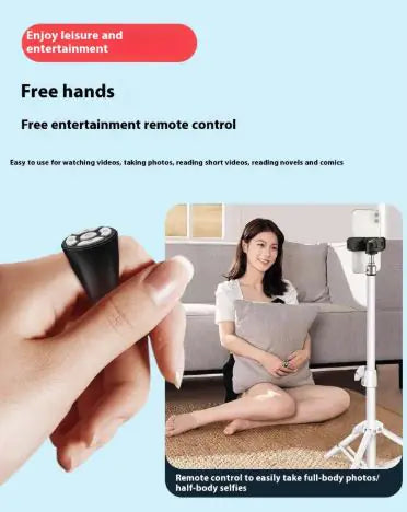 Bluetooth Selfie Ring Camera