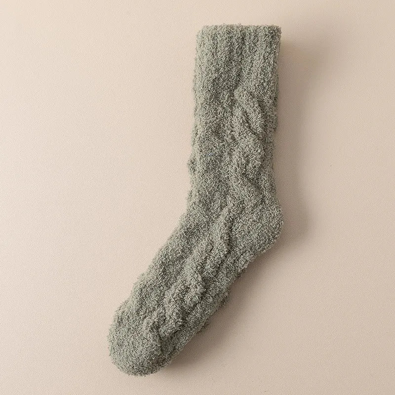 Cozy Winter Fleece Socks for Home