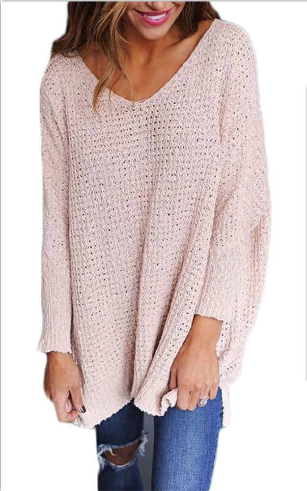 Winter V-neck Sweater Knitwear