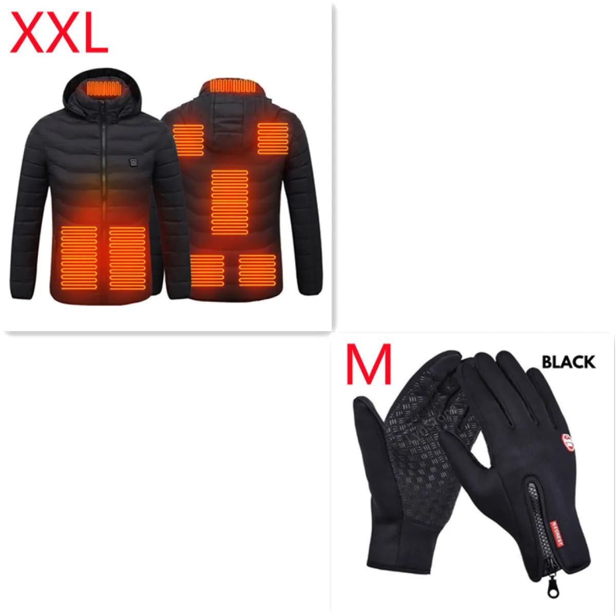 Heated Electric Jacket Coat