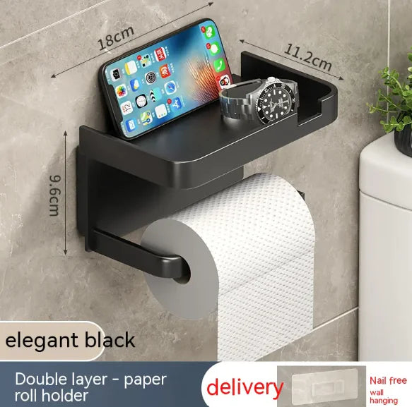 Toilet Tissue Box Wall-mounted Shelves