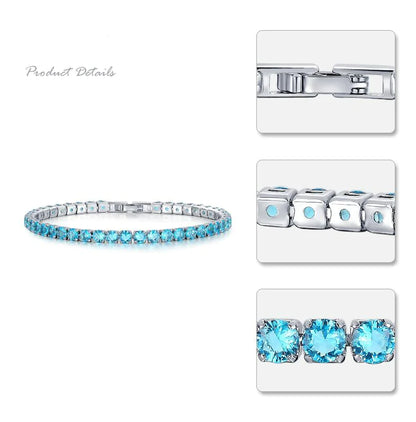 Cubic Zirconia Tennis Bracelet &amp; Bangles for Women