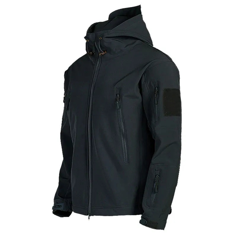 Lightweight urban tactical soft shell jacket