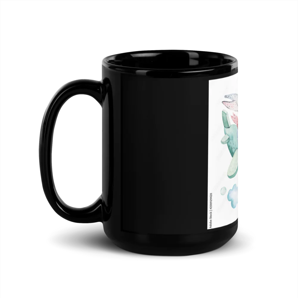 Black Glossy Mug