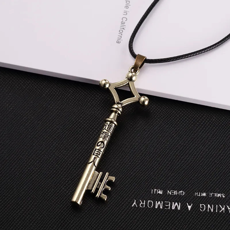 Cartoon Hot Pendant Key Necklace Jewelry