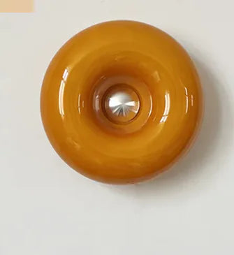 Antique Donut Glass Bedroom Light