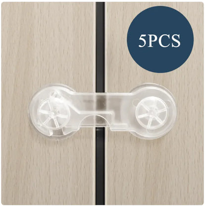 Transparent Baby Safety Lock for Cabinet Doors