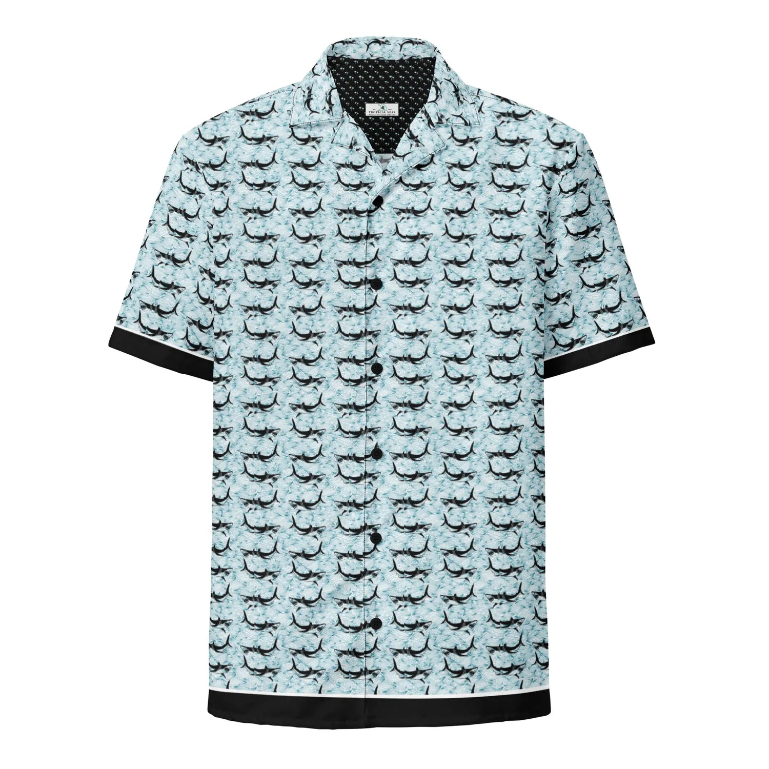 Shark Frenzy button shirt