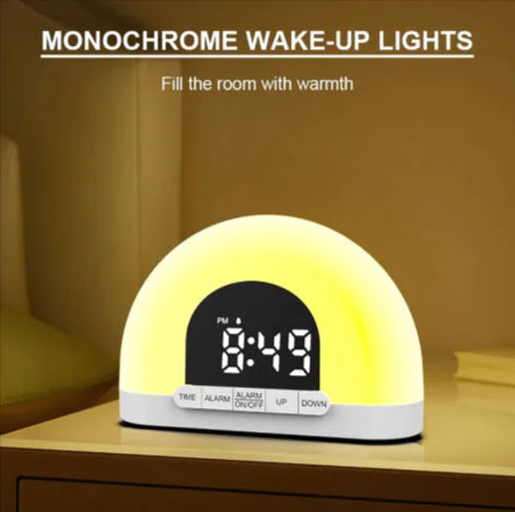 Sunrise Simulation Alarm Clock with Wake-Up Light