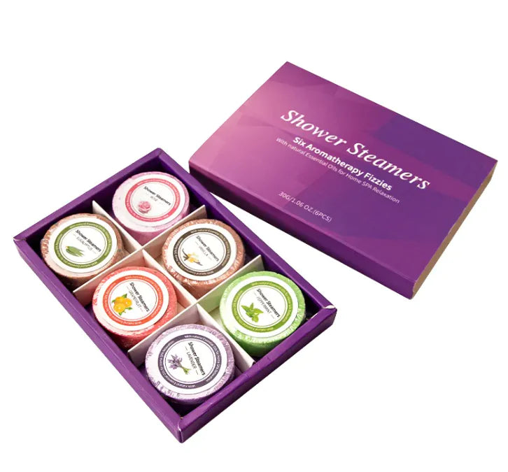 Essential Oil Aromatherapy Bath Tablets Set