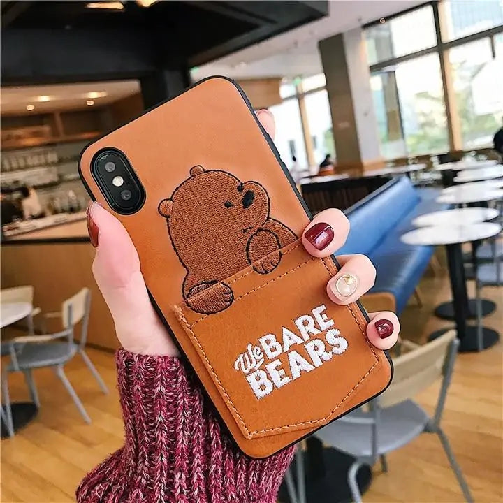 We Bare Bear Pockets iPhone Case