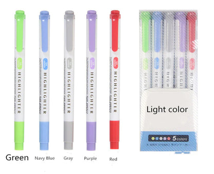 Double-Ended Highlighter Pen Set