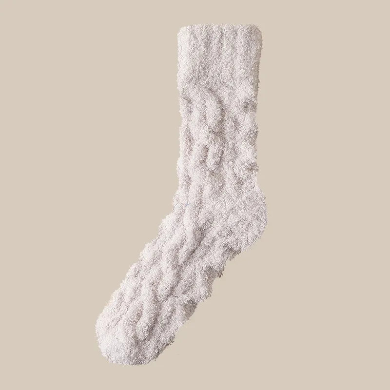 Cozy Winter Fleece Socks for Home