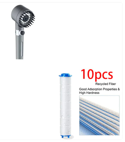 3-Mode High Pressure Shower Head