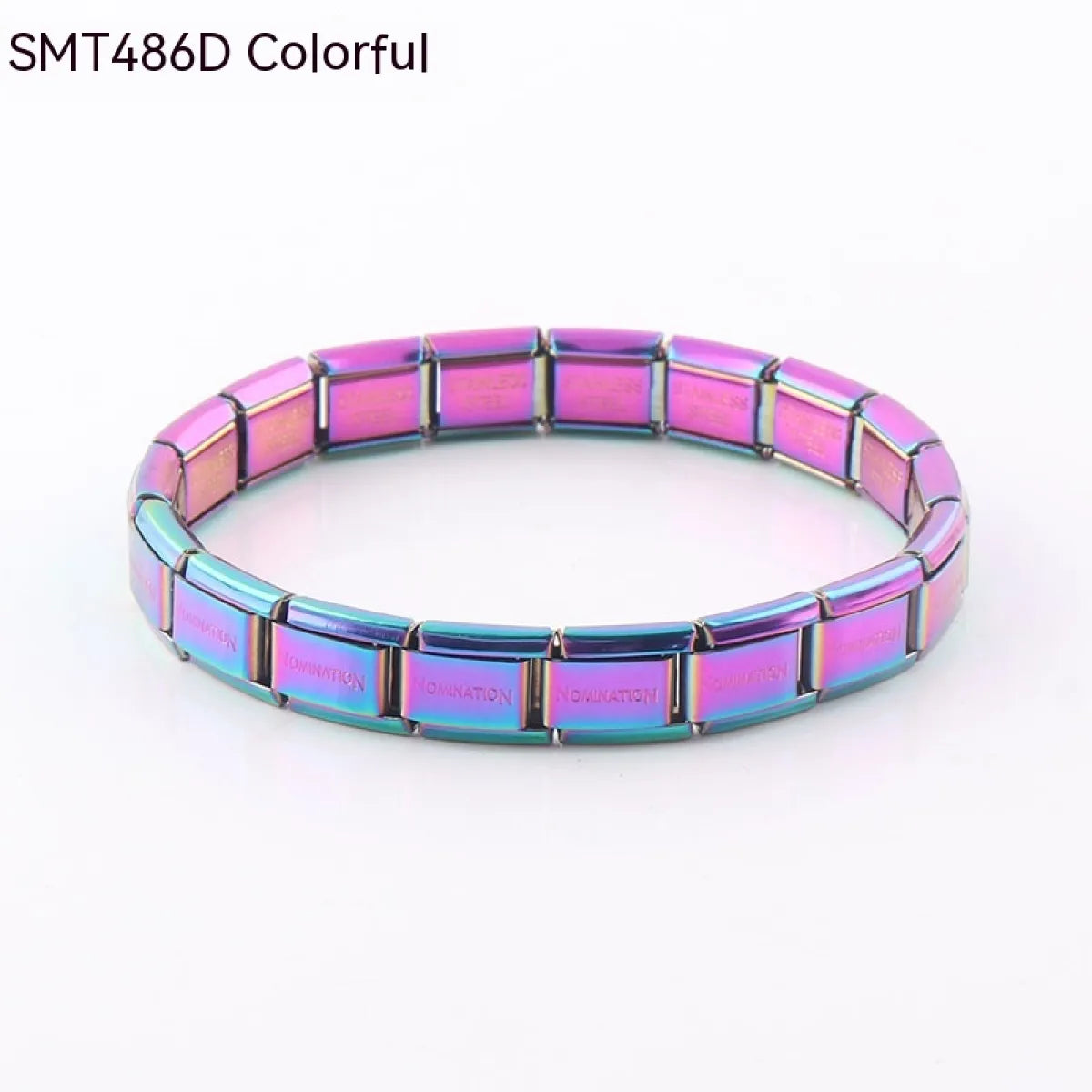 Electroplated Stainless Steel Personalized Bracelet