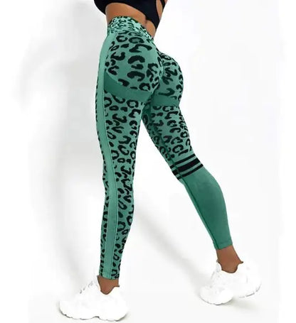 Leopard Print Yoga Tights