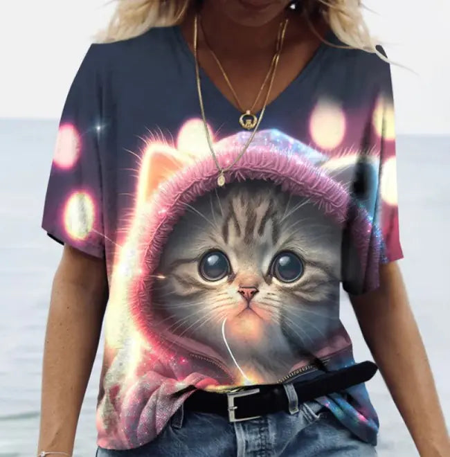 Cat Pattern Tshirt