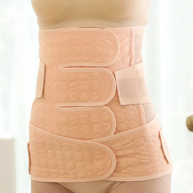 Pregnant Women With Postpartum Belly Belt Widened Belt Crotch Two-piece Set