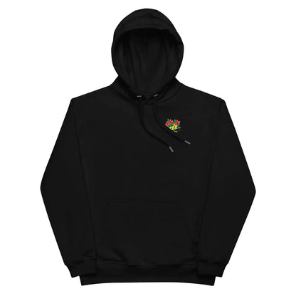 Tropical flowers hoodie