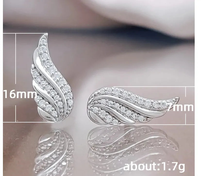 Angel Wing Ear Studs