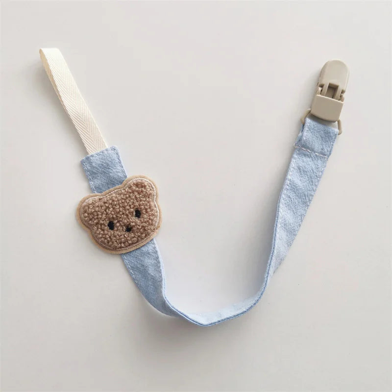 Baby Bear Pacifier Anti-drop Chain Clip