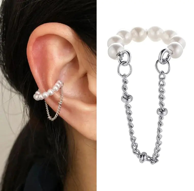 Creative Simple Non-pierced Ear Clip Five-piece Set