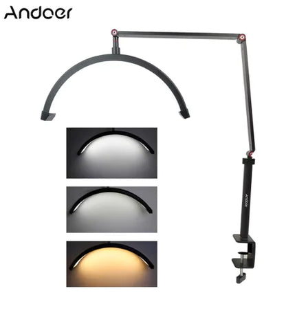 Andoer HD-M3X Dimmable LED Desk Light with C-Clamp