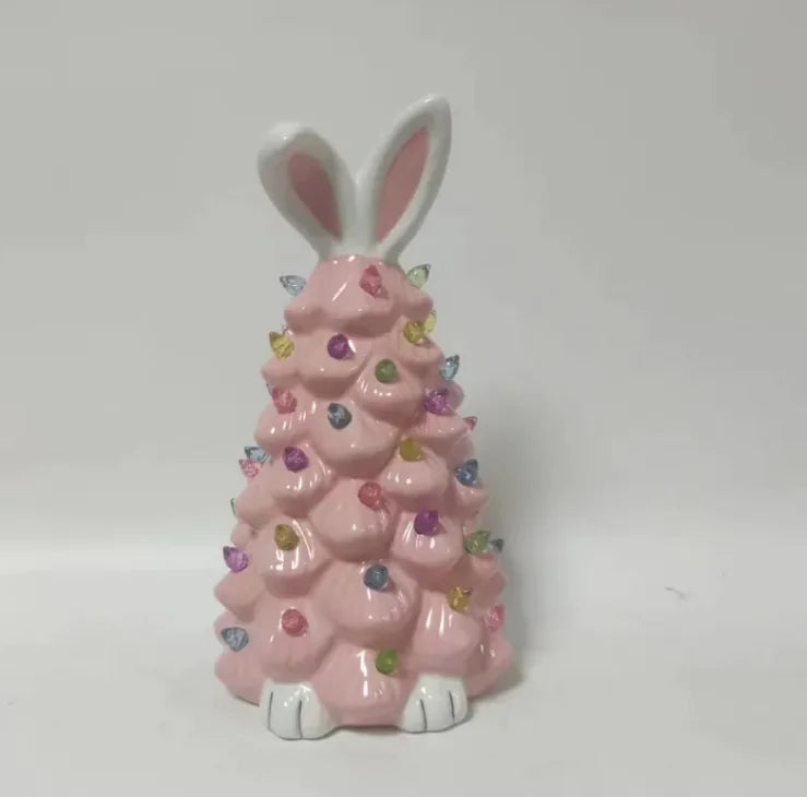 Easter Bunny Ceramic Tree Ornaments