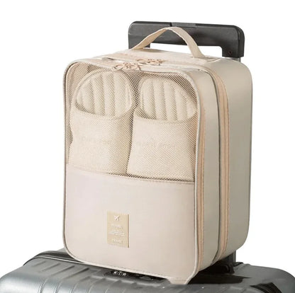 Three-Layer Travel Shoe Bag