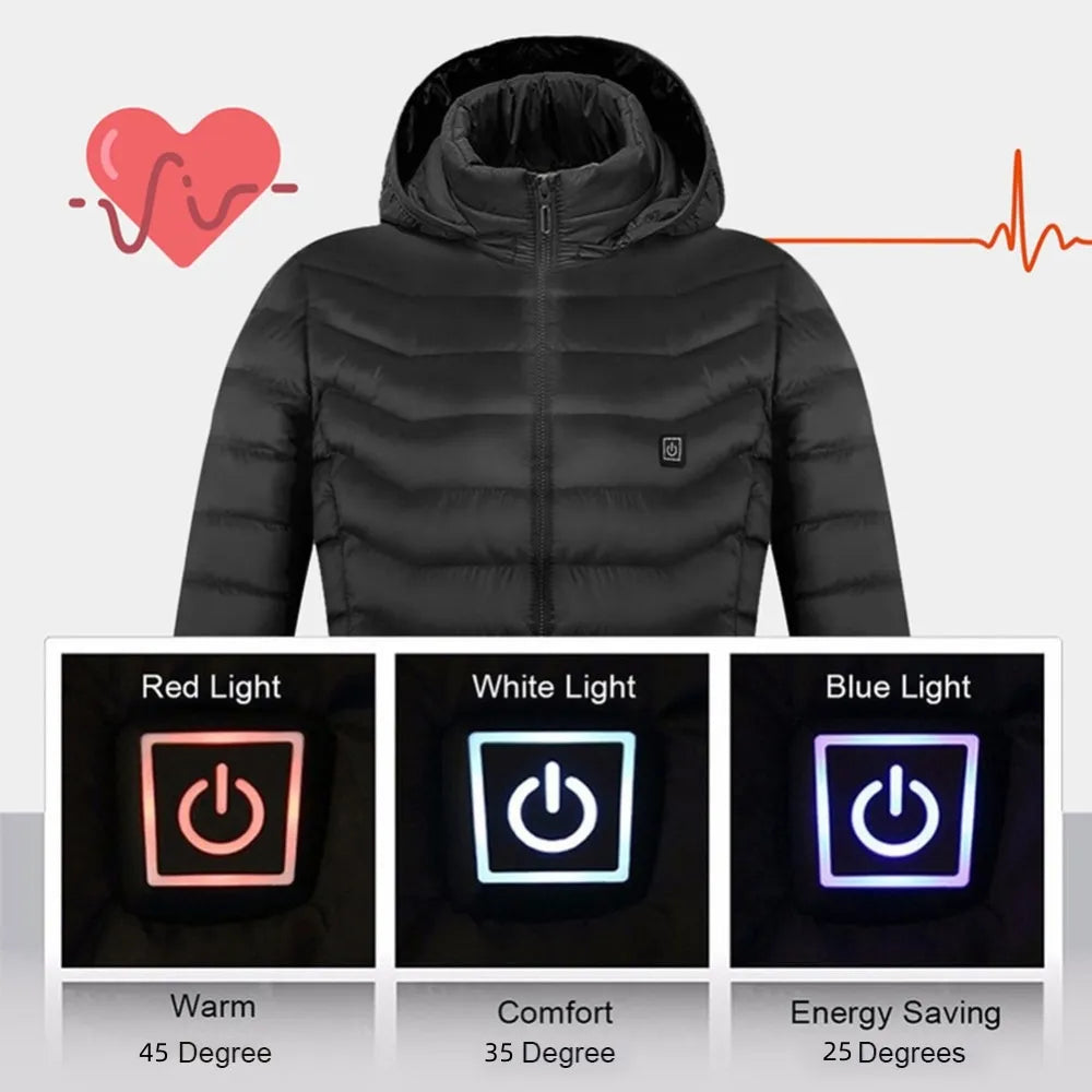 Heated Electric Jacket Coat