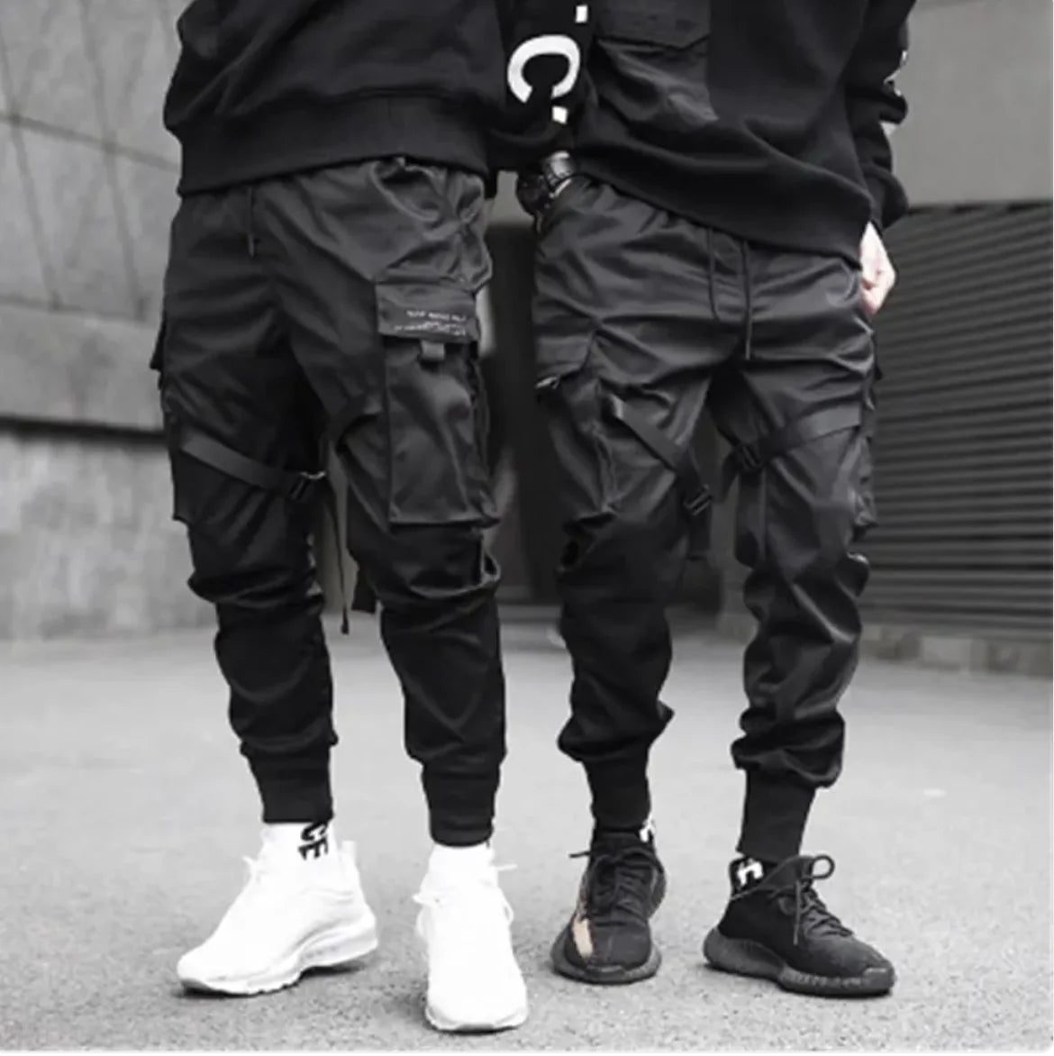 Black Jogging Sports Pants - Men&