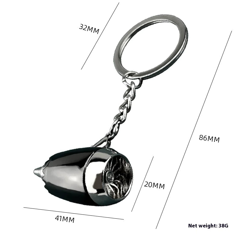 3D Engine Keychain &amp; Handbag Pendant