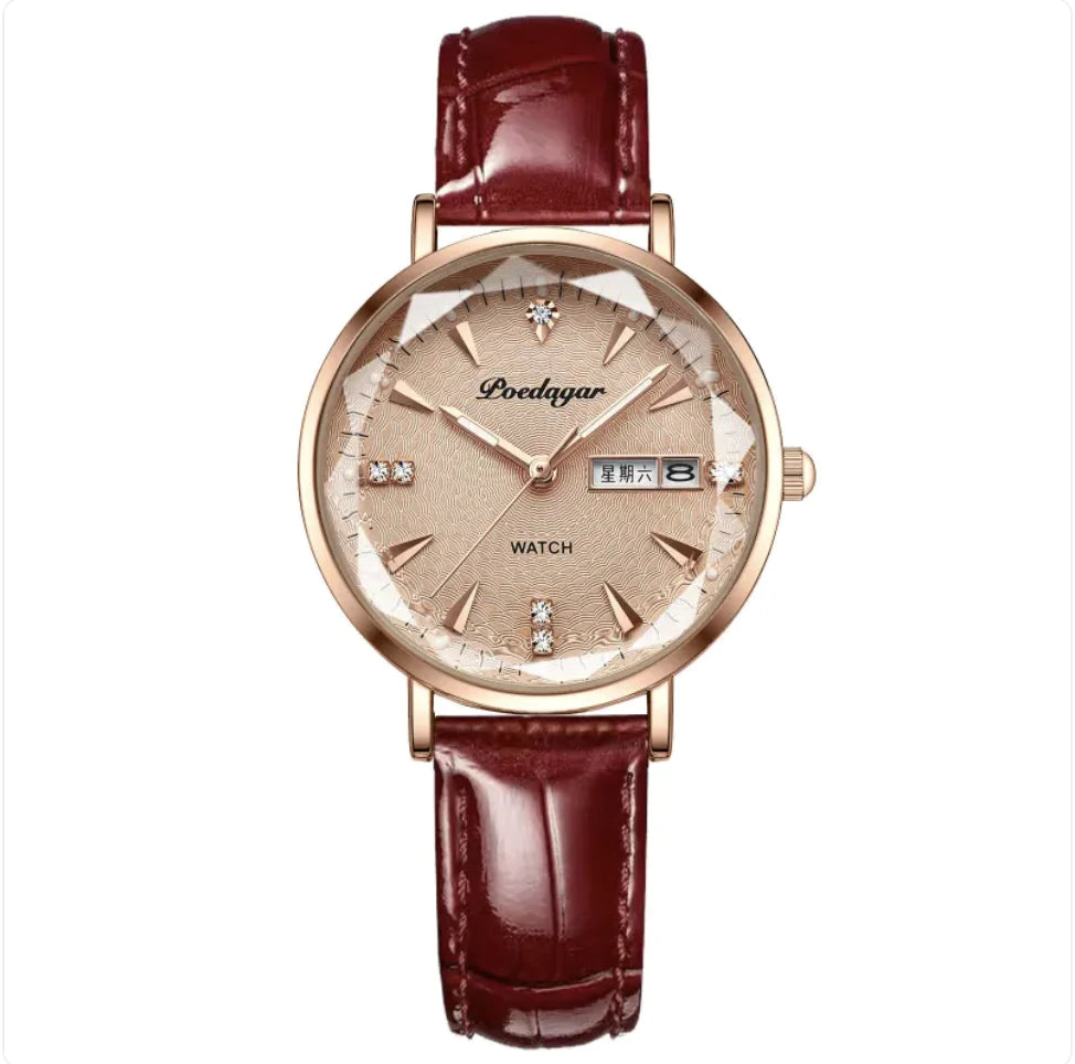 Women’s Double Calendar Quartz Watch