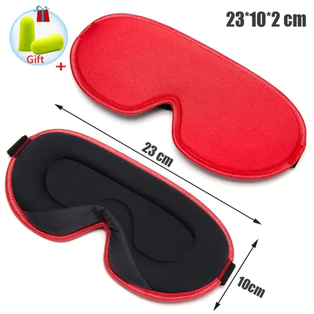 Memory Foam Silk Sleep Mask &amp; Eye Patches