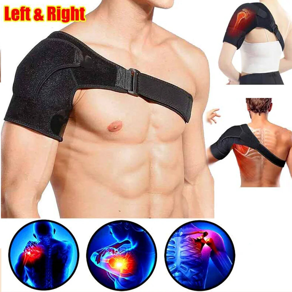 Shoulder Brace Support Compression Sleeve Torn Rotator Cuff AC Joint Pain Relief