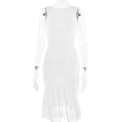 Slim Skinny Sleeveless Dress For Women