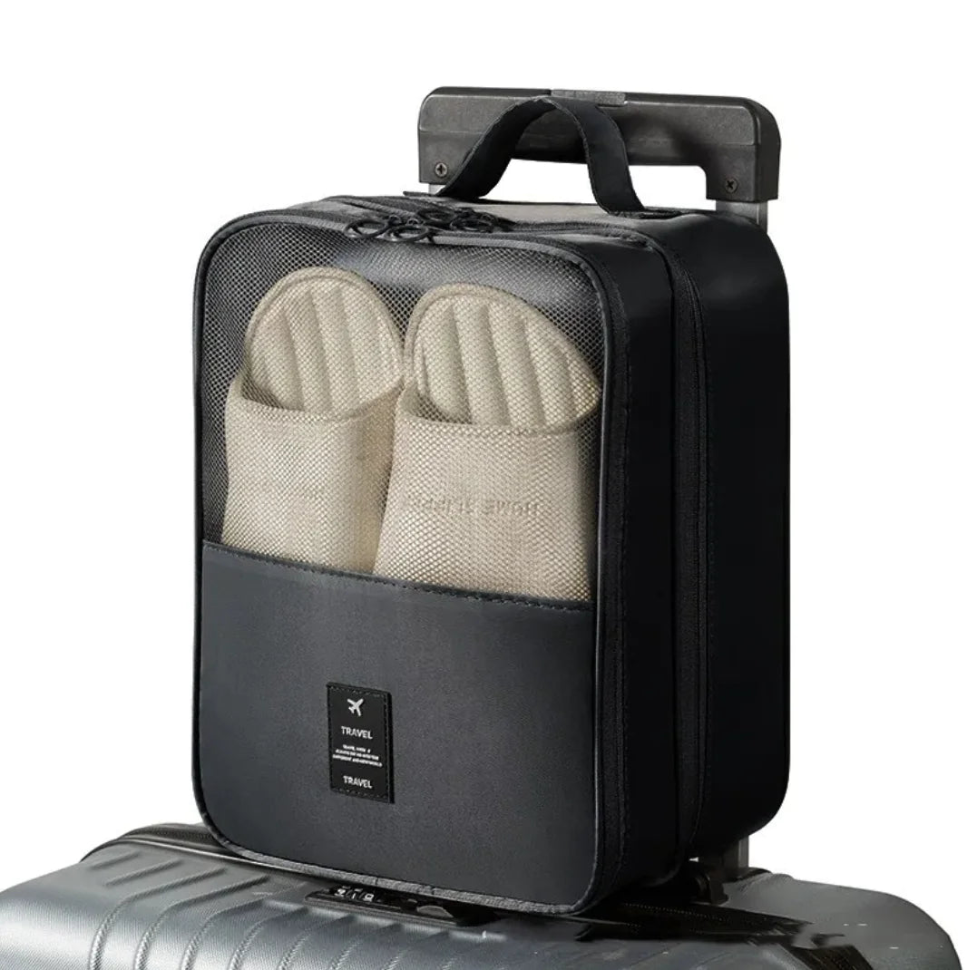 Three-Layer Travel Shoe Bag