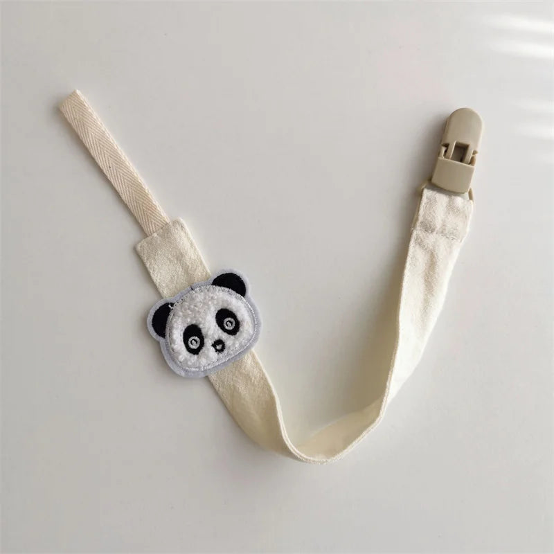 Baby Bear Pacifier Anti-drop Chain Clip