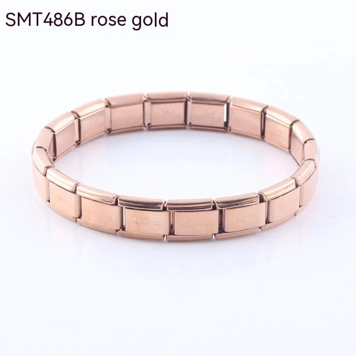 Electroplated Stainless Steel Personalized Bracelet