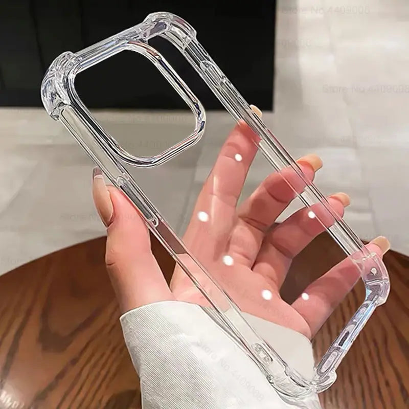 Transparent Shockproof Case for iPhone