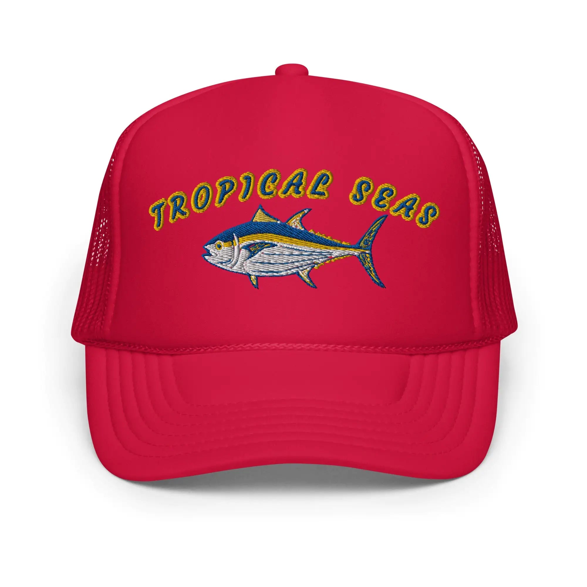 Tropical Seas Tuna Foam trucker hat