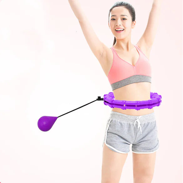 Adjustable Fitness Hoop with Massage Balls