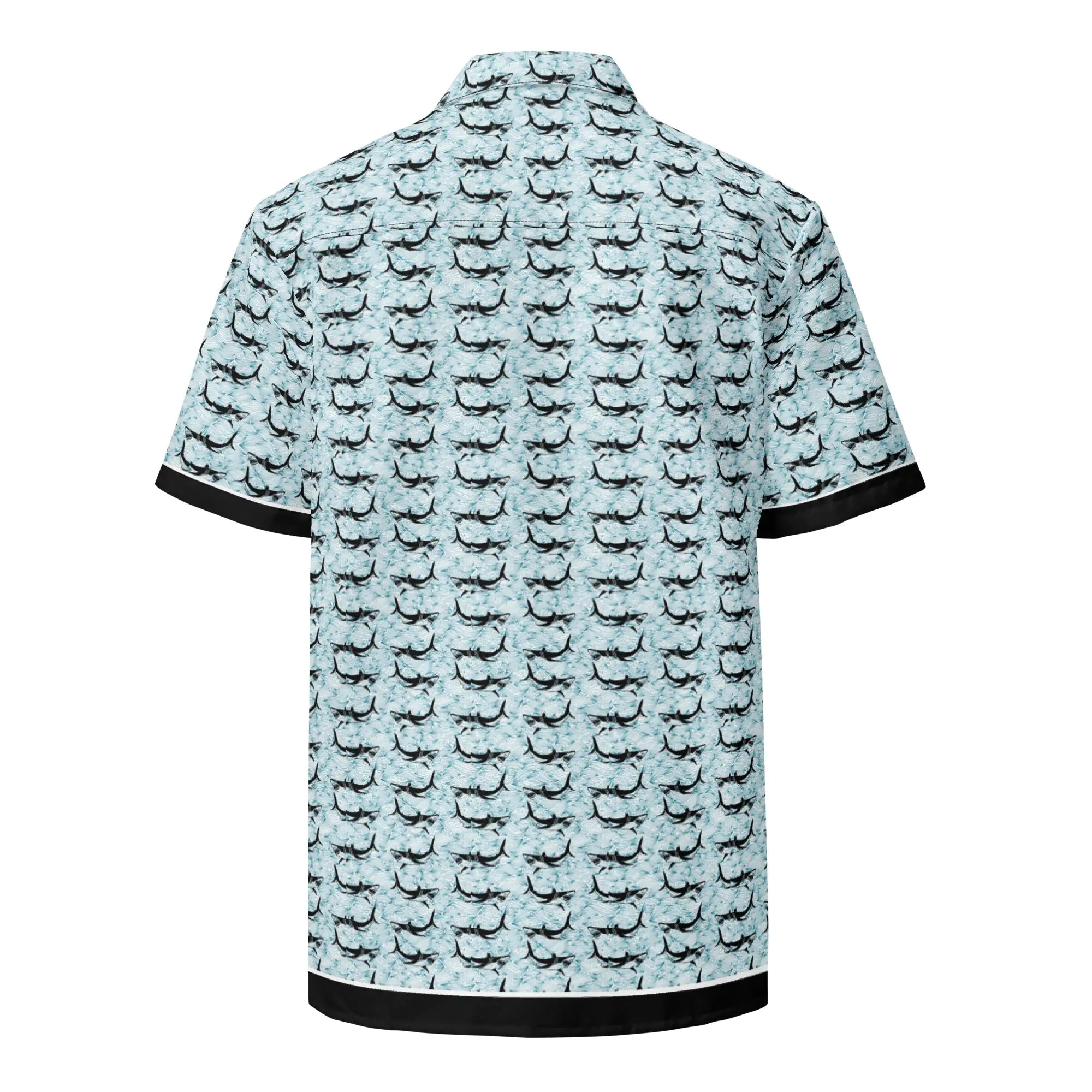 Shark Frenzy button shirt