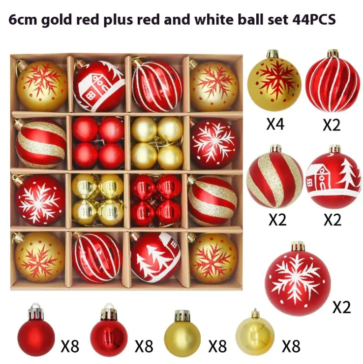 Christmas Decoration 6cm Electroplating Plastic Ball