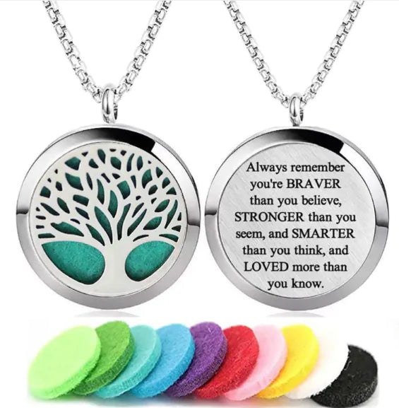 Tree of Life Aromatherapy Necklace