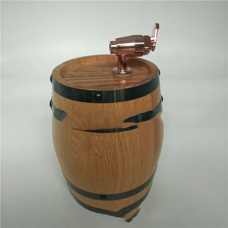 10L Oak Barrel Dispenser