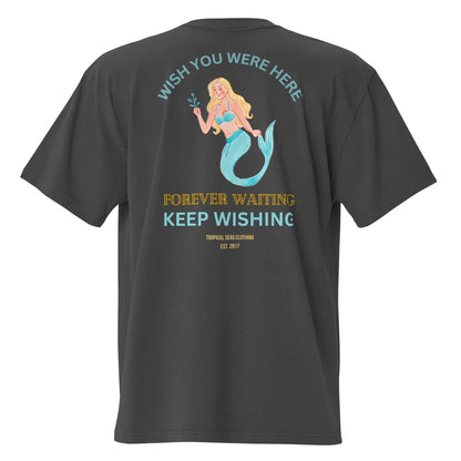 Oversized Waiting Mermaid Faded t-shirt